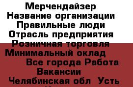 Мерчендайзер › Название организации ­ Правильные люди › Отрасль предприятия ­ Розничная торговля › Минимальный оклад ­ 26 000 - Все города Работа » Вакансии   . Челябинская обл.,Усть-Катав г.